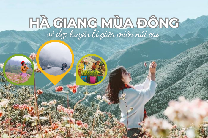 Hà Giang mùa đông, vẻ đẹp huyền bí giữa miền núi cao.